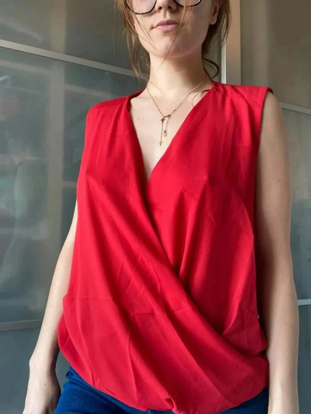 Blusa sem Manga top mango xs – photo 6